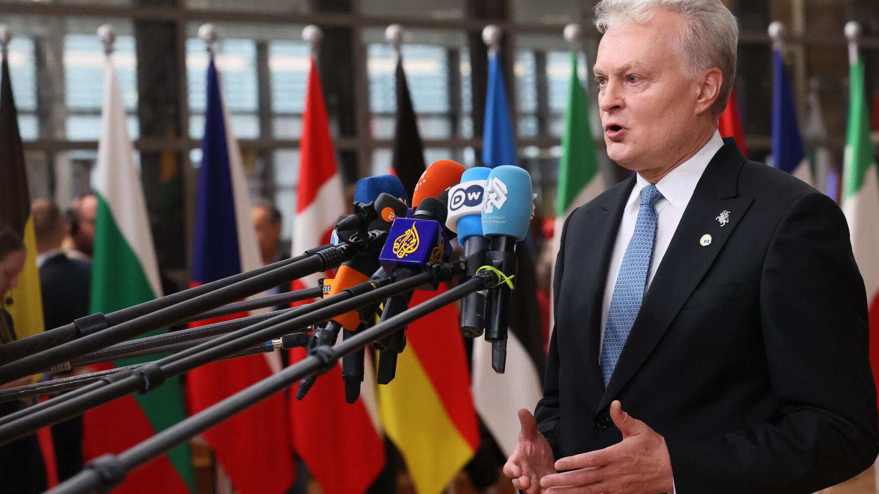 Lithuanian president says Russian military planes violated the Baltic country's airspace